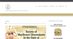 Desktop Screenshot of momayflower.org