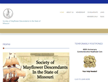 Tablet Screenshot of momayflower.org